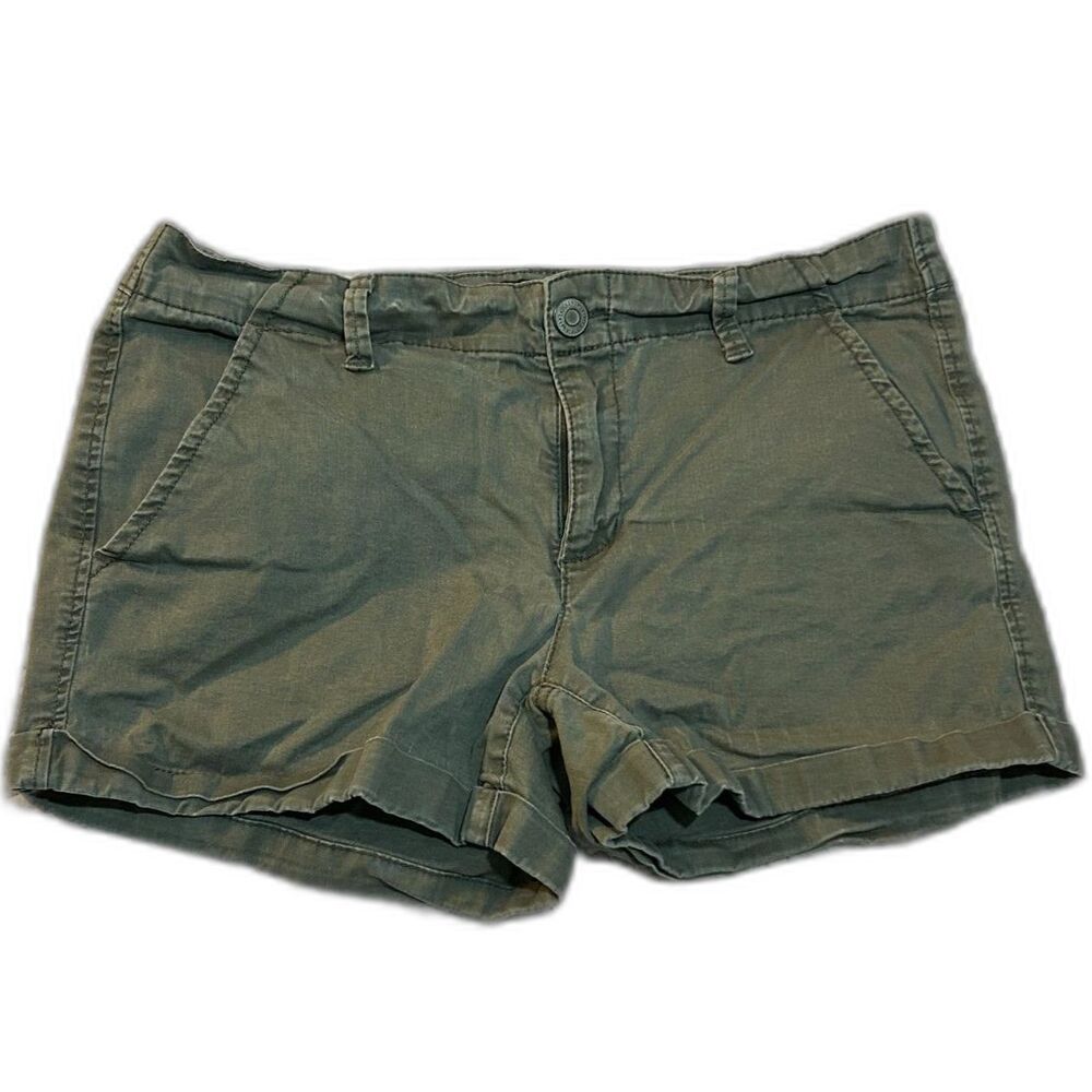 Y2K Low-Rise Utility Chic Olive Green Shorts